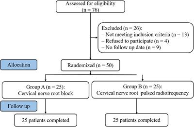 Efficacy of Pulsed Radiofrequency to Cervical Nerve Root for Postherpetic Neuralgia in Upper Extremity
